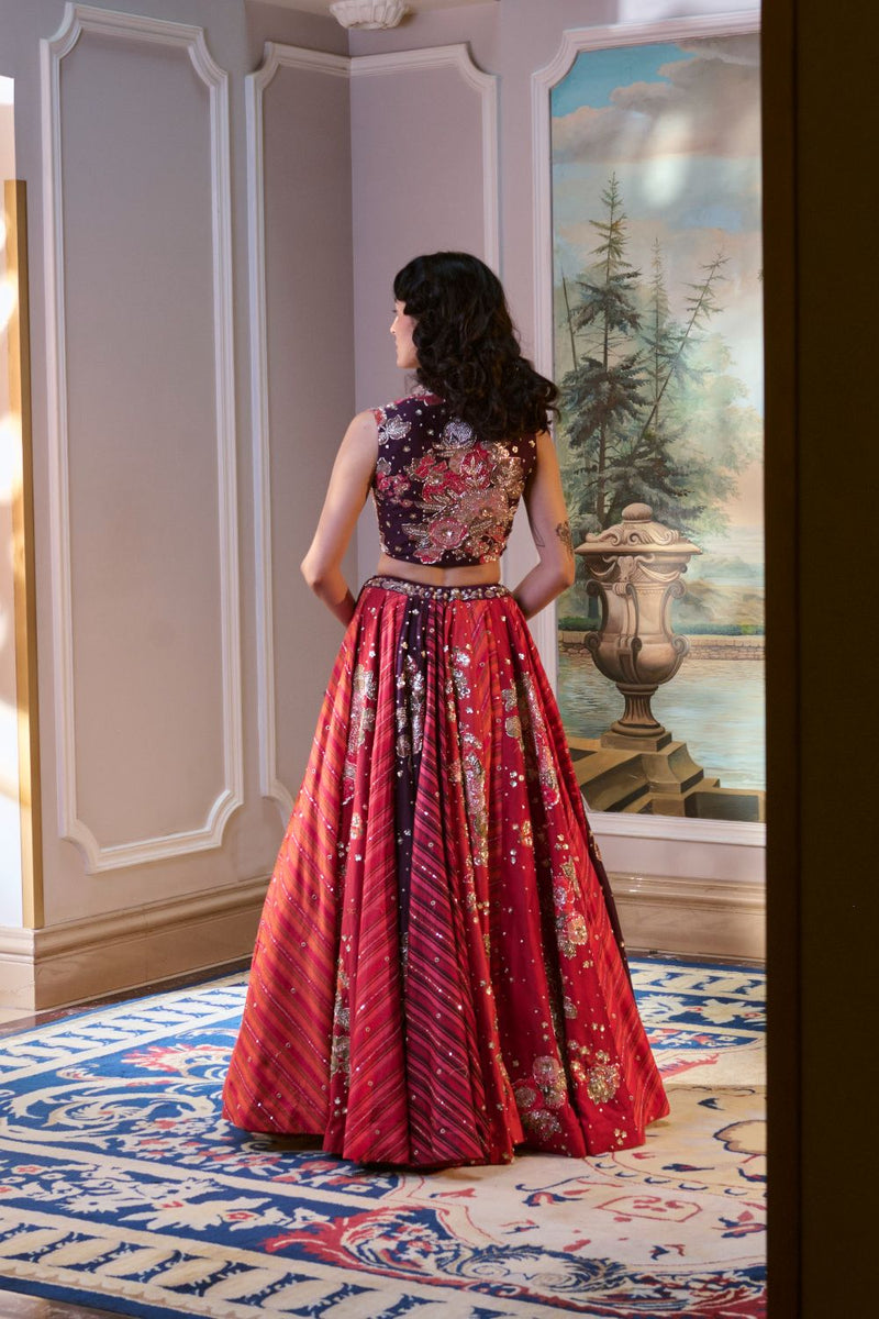 PH-2791 BELLAMY LEHENGA SET by Paulmi & Harsh for women Worldwide