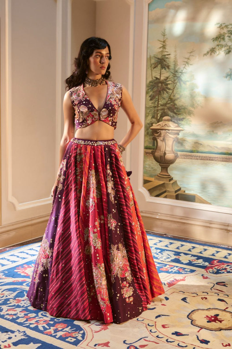 PH-2791 BELLAMY LEHENGA SET by Paulmi & Harsh for women Worldwide