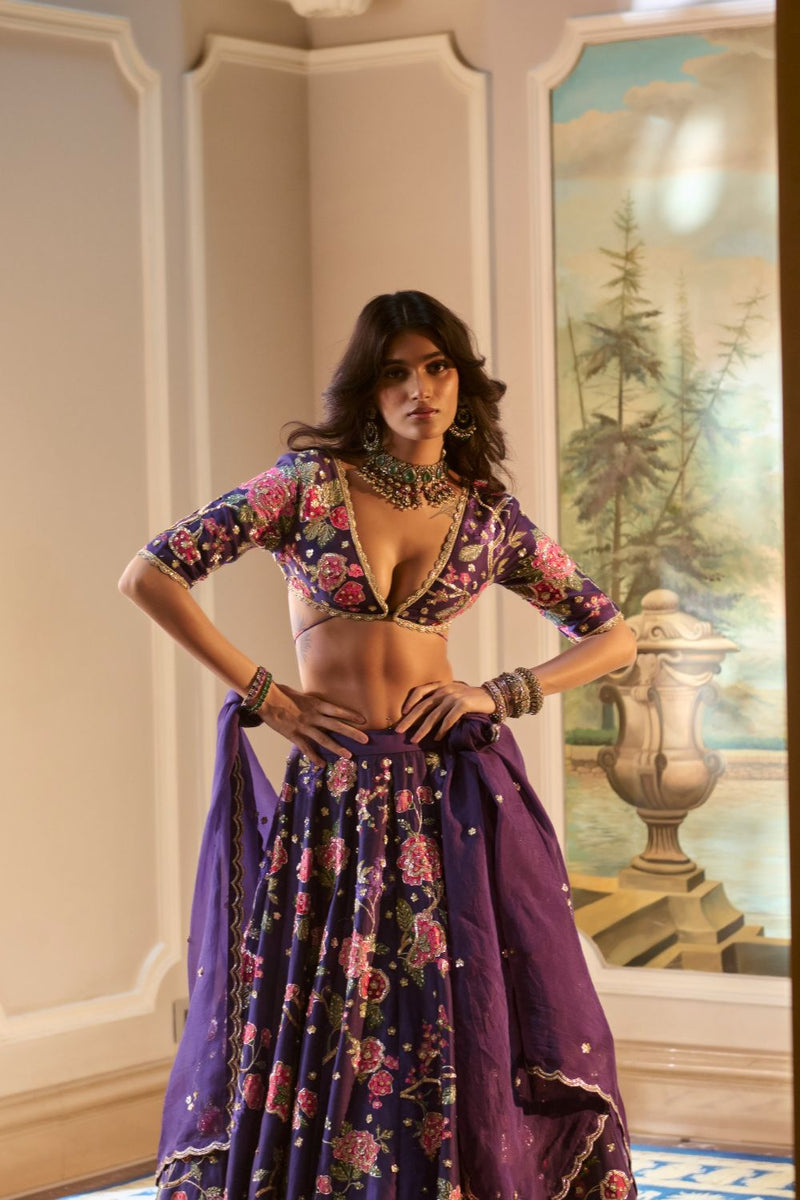 PH-2792 SERAFINA LEHENGA SET by Paulmi & Harsh for women Worldwide