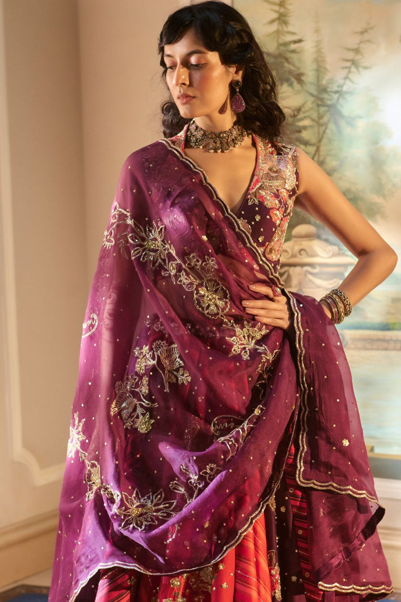 PH-2792 SERAFINA LEHENGA SET by Paulmi & Harsh for women Worldwide