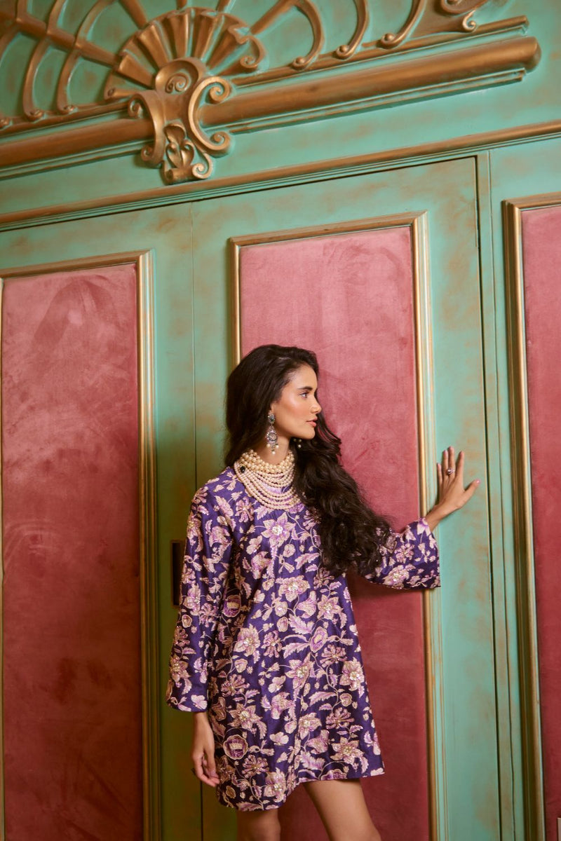 PH-2793 OPHELIA DRESS – GRAPE by Paulmi & Harsh for women Worldwide