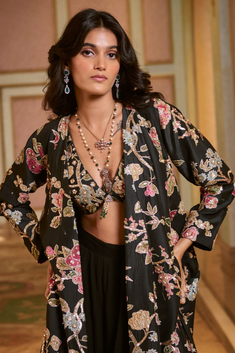 PH-2794 DALEY JACKET SET by Paulmi & Harsh for women Worldwide