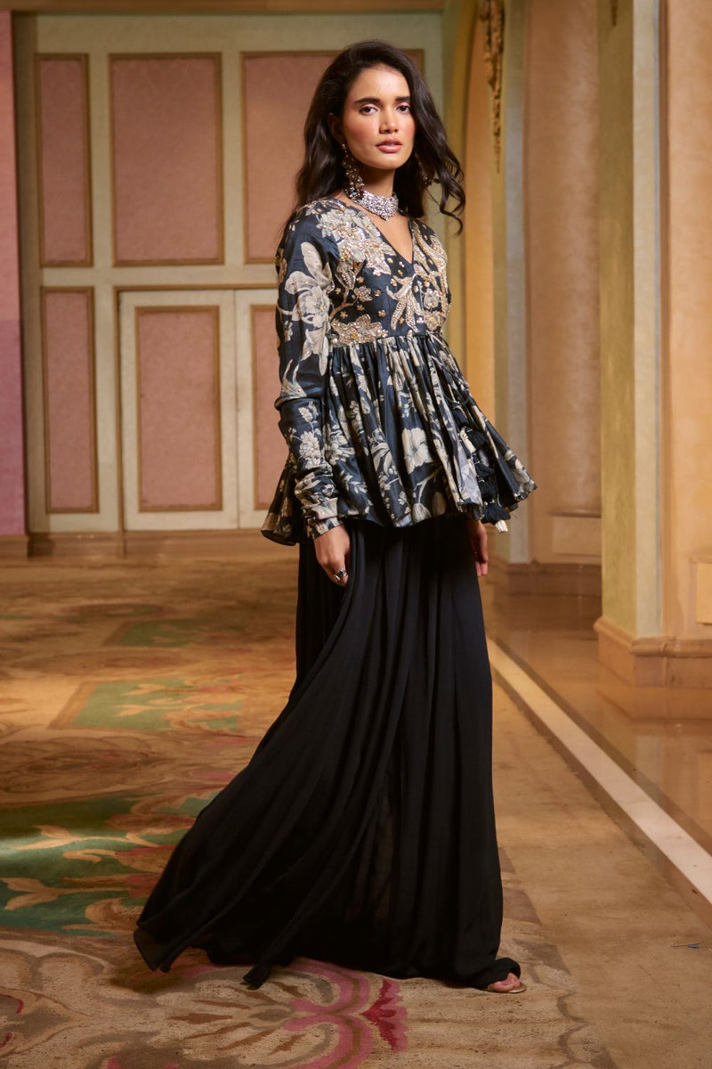 PH-2796 PRIMROSE PEPLUM SET by Paulmi & Harsh for women Worldwide