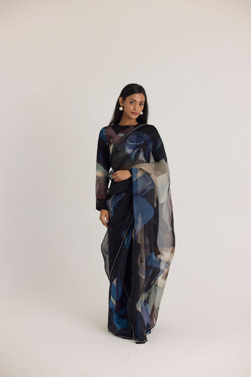 ROCCO BLOUSE by Yam in black color for women Worldwide