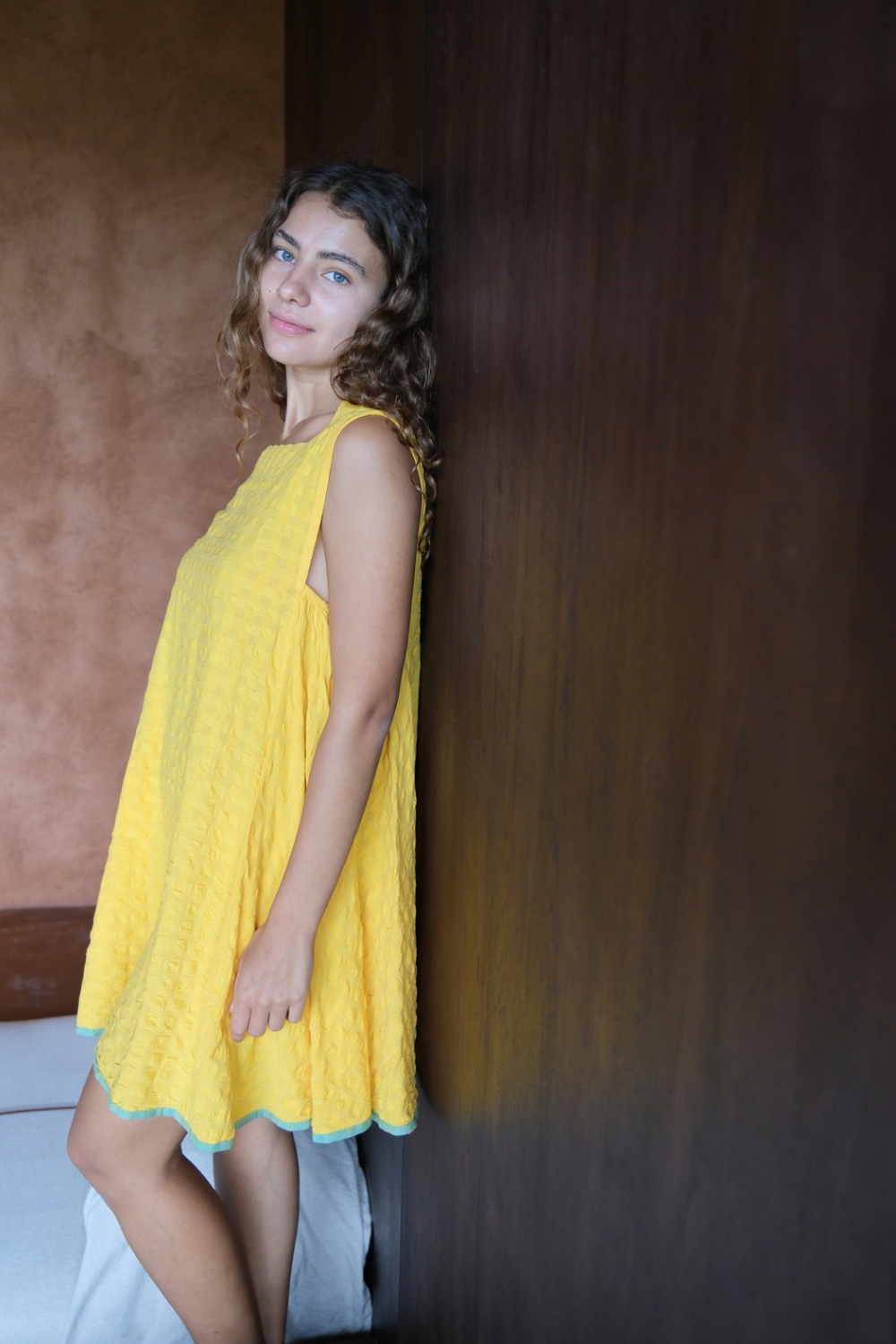 The Yellow Crinkly Dress