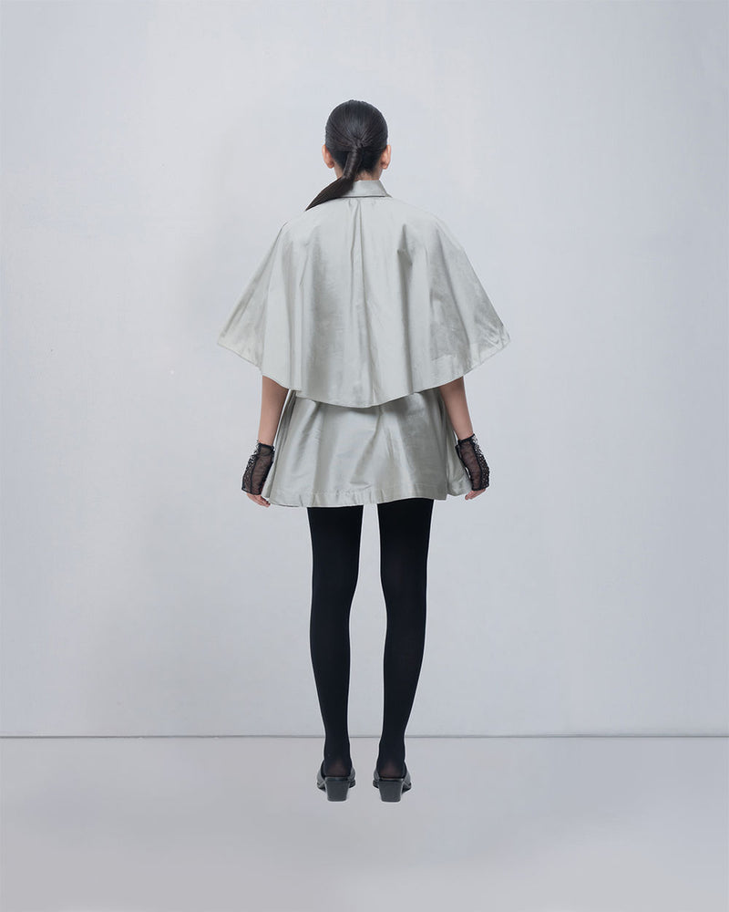 Lou Dress viscose by Leh Studios in silver for women Worldwide