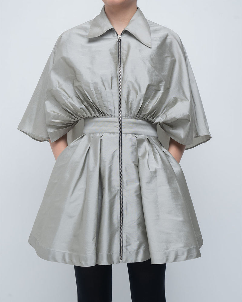 Lou Dress viscose by Leh Studios in silver for women Worldwide