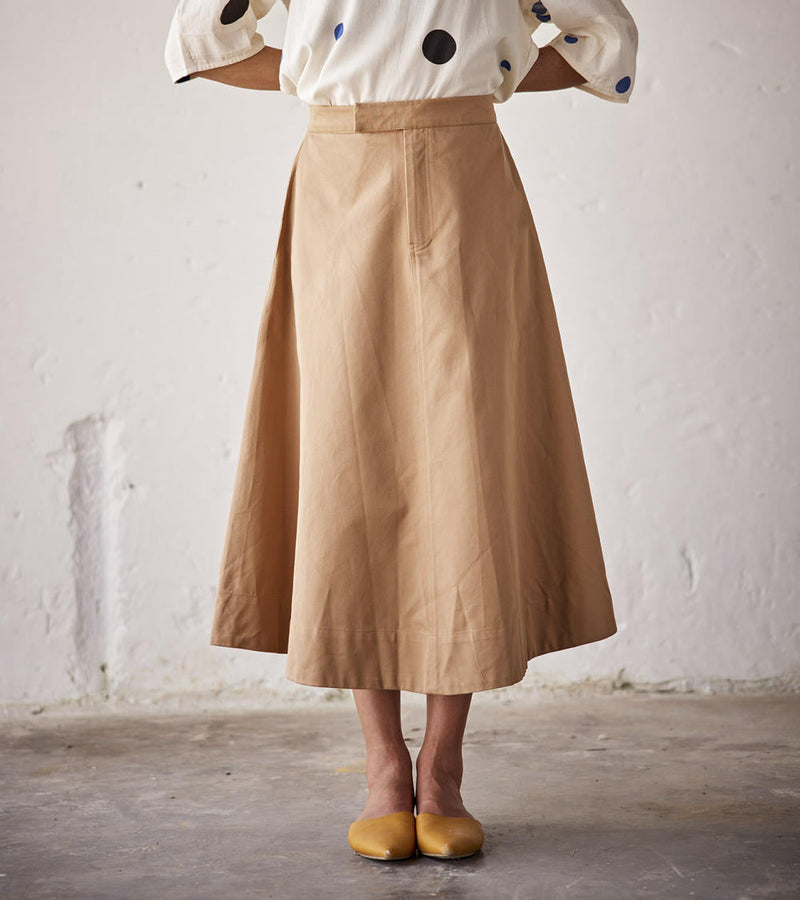 Feeling Beachy Skirt twill Skirts by Khara Kapas for women Worldwide