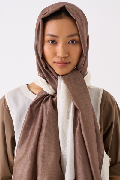 SIDE TIE OVERLAY TUNIC-OVERLAY : IVORY
TUNIC : CEDAR