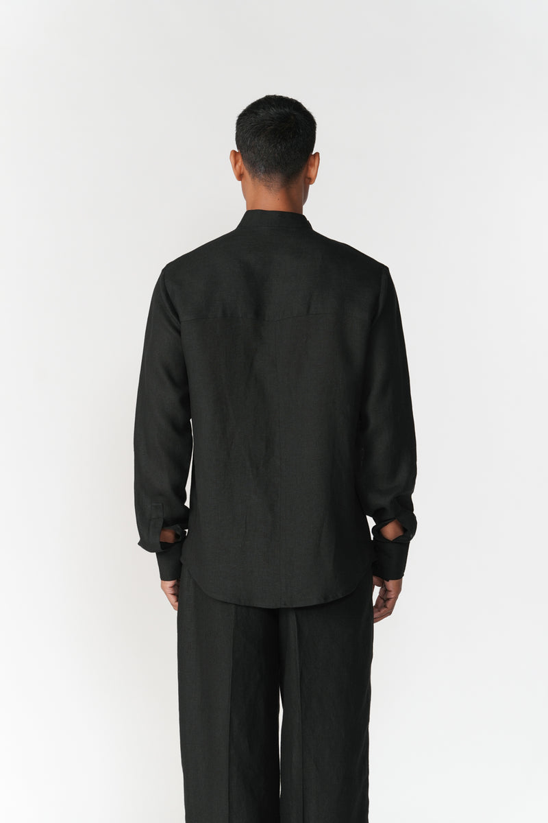 Divy Set co-ord set by Turn Black in black for men Worldwide