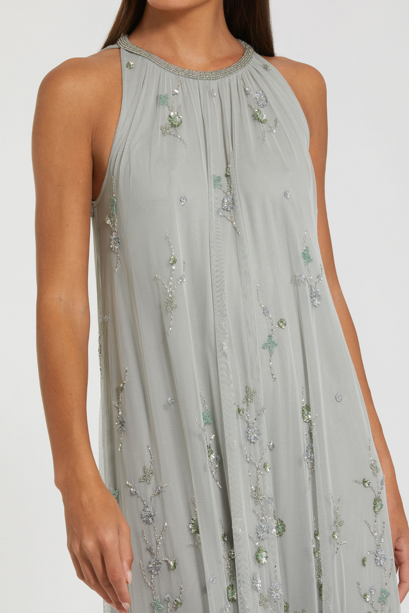 9382-Trapeze Gown-Sage by Mac Duggal for women Worldwide