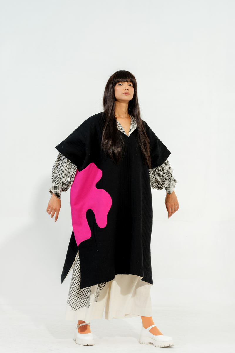 Bitter Orange Dress cotton matty dresses by Stoique in black, pink for women Worldwide