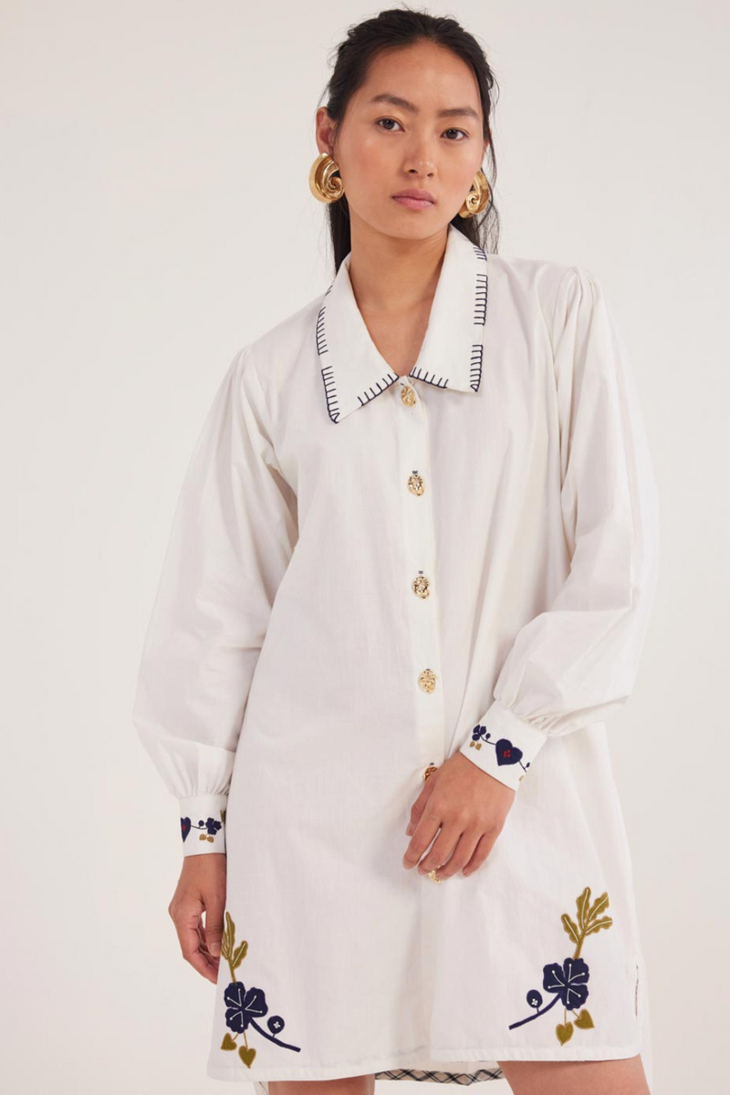 Kiji Shirt Dress poplin by JodiLife for women Worldwide