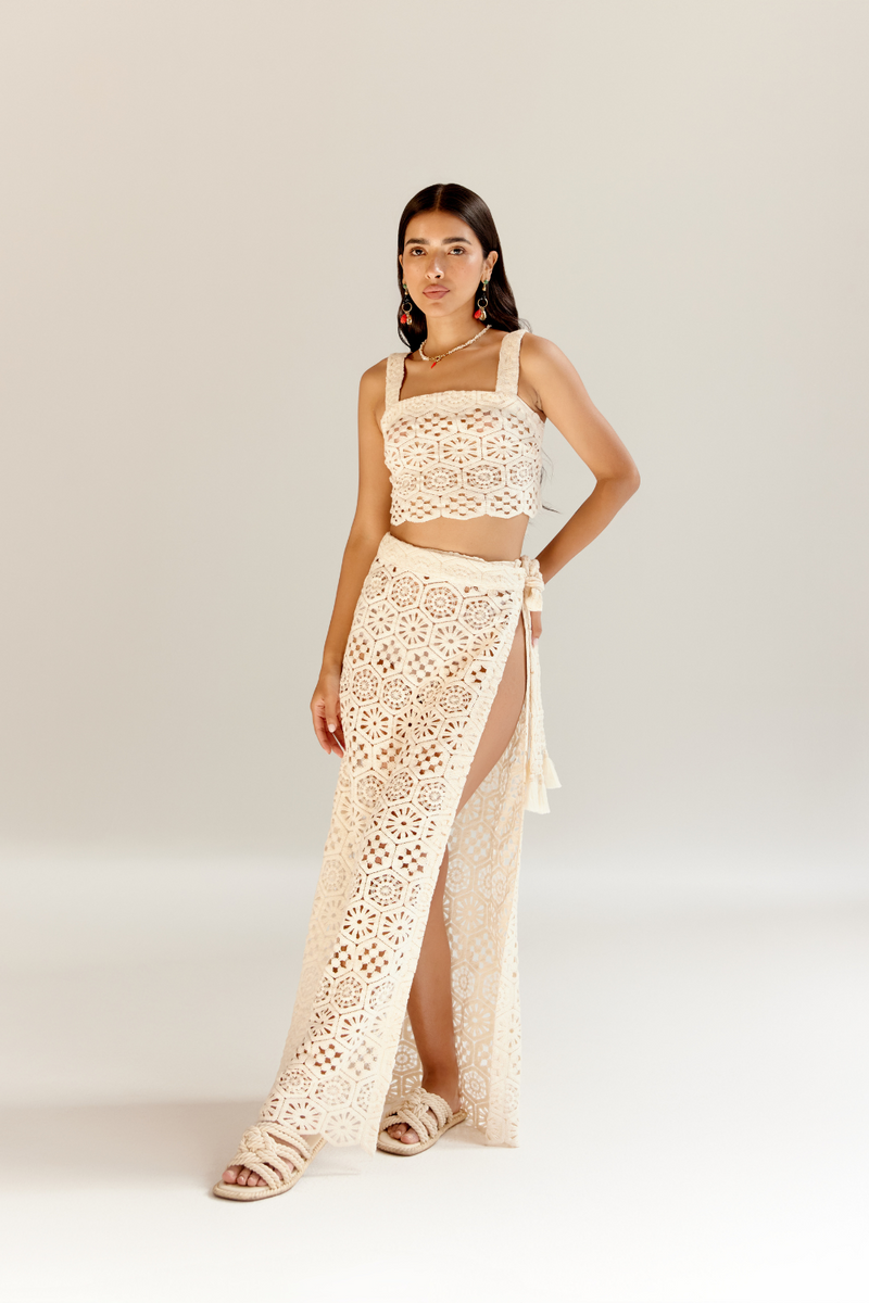 Magda Top - White by NOIB for women Worldwide