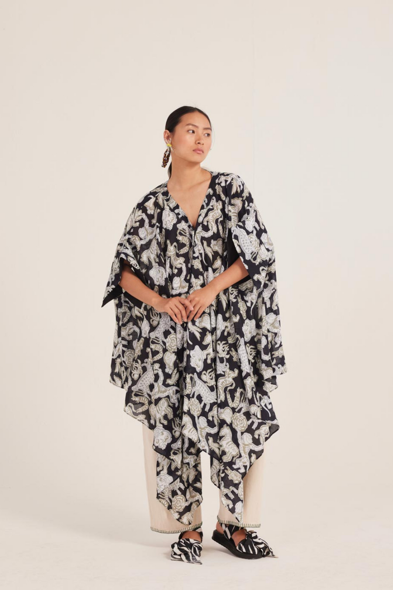 Ika Asymmetrical Dress muslin by JodiLife for women Worldwide