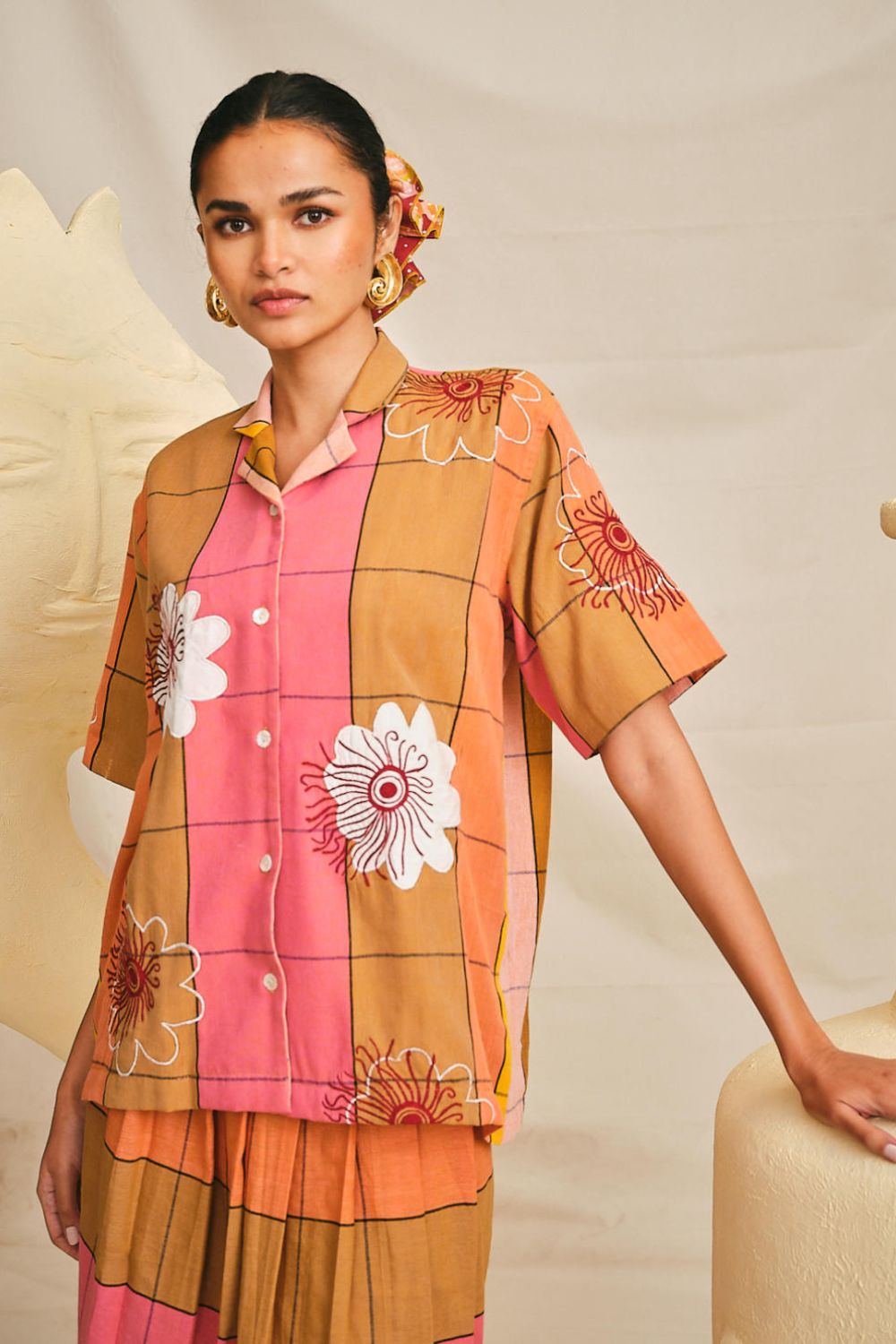 Aipan Handwoven Applique Shirt