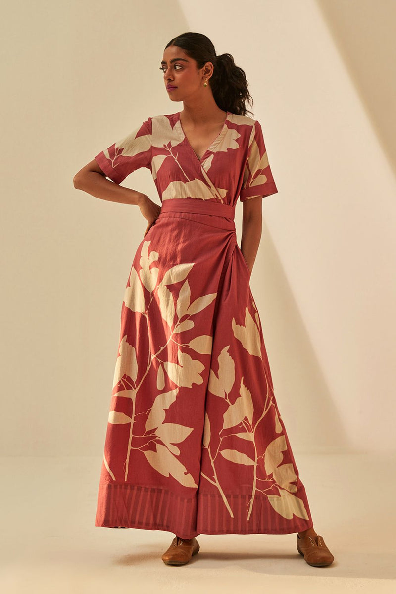 Tibet Dress cotton by Khara Kapas in pink for women Worldwide