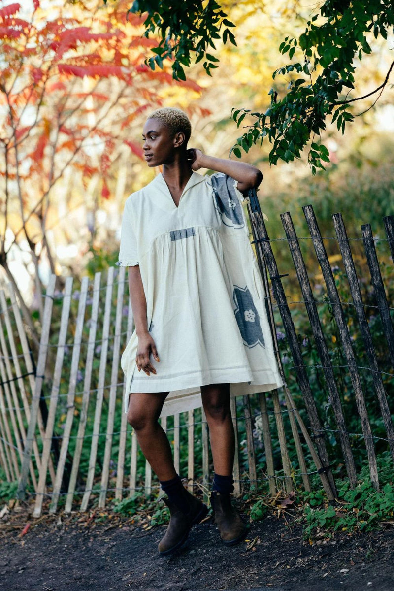 Oversized summer blossom dress