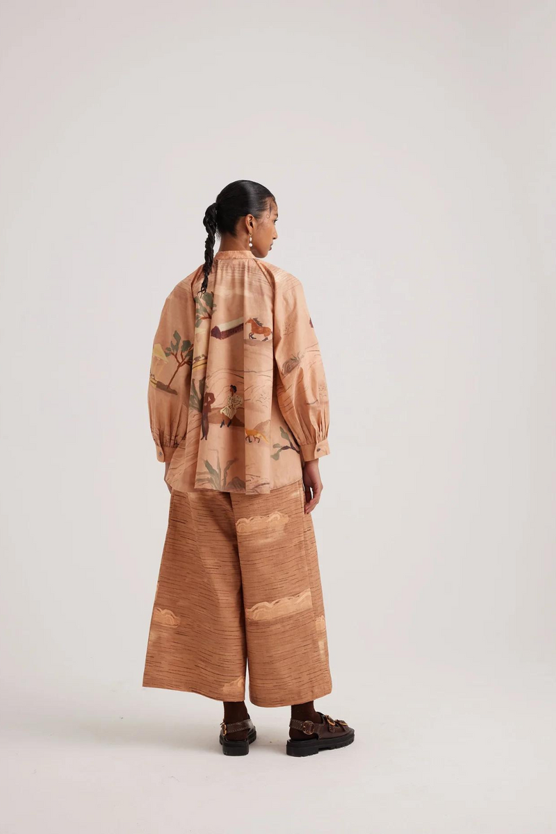Wide Leg Pants-Derby cotton by CORD for women Worldwide