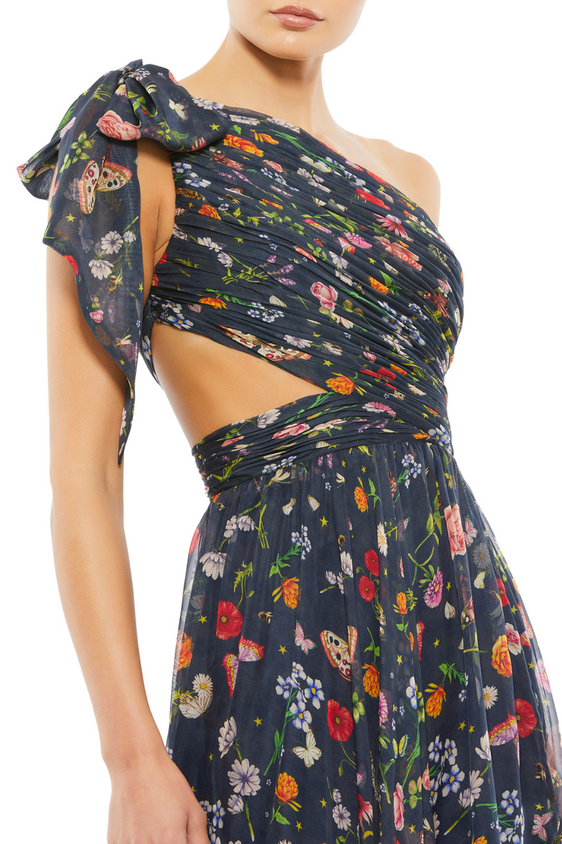 67938-Flowy Gown-Navy by Mac Duggal in navy color for women Worldwide