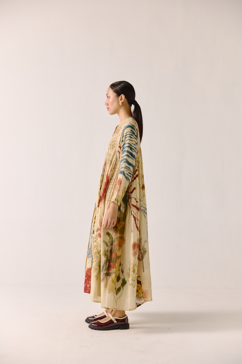 Frida Dress - Abstract cotton by CORD for women Worldwide