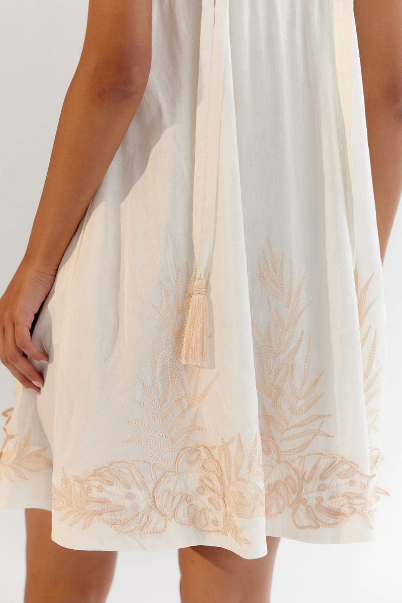 Aida Mini - White linen by NOIB for women Worldwide