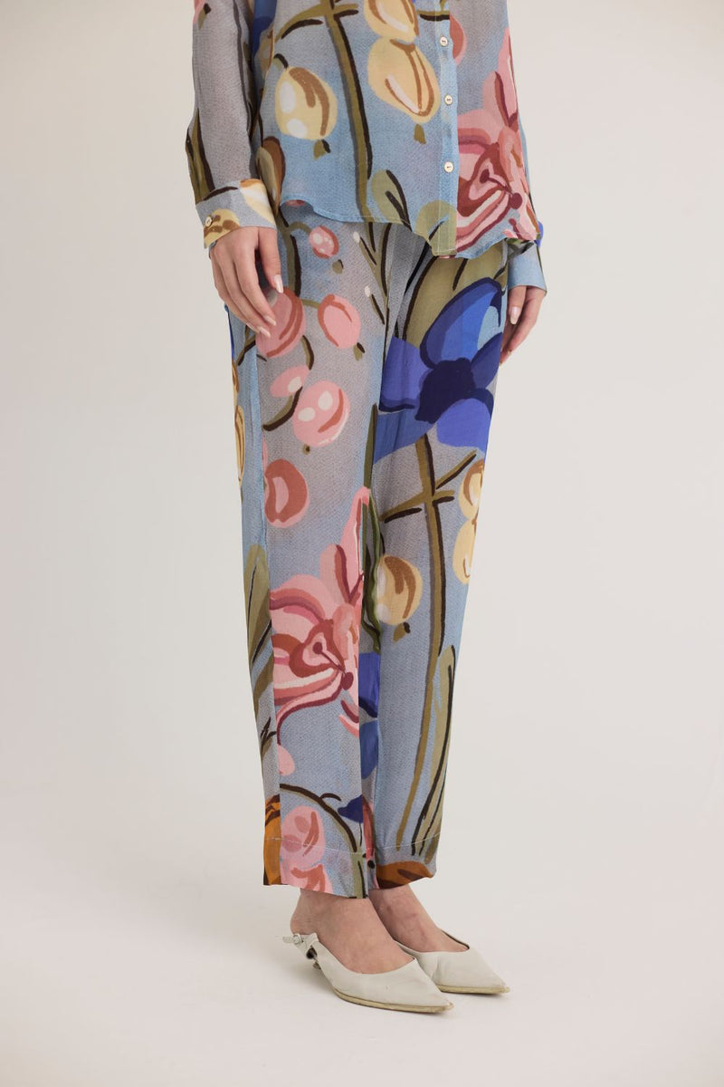 NICO CO-ORD SET by Yam in blue color for women Worldwide
