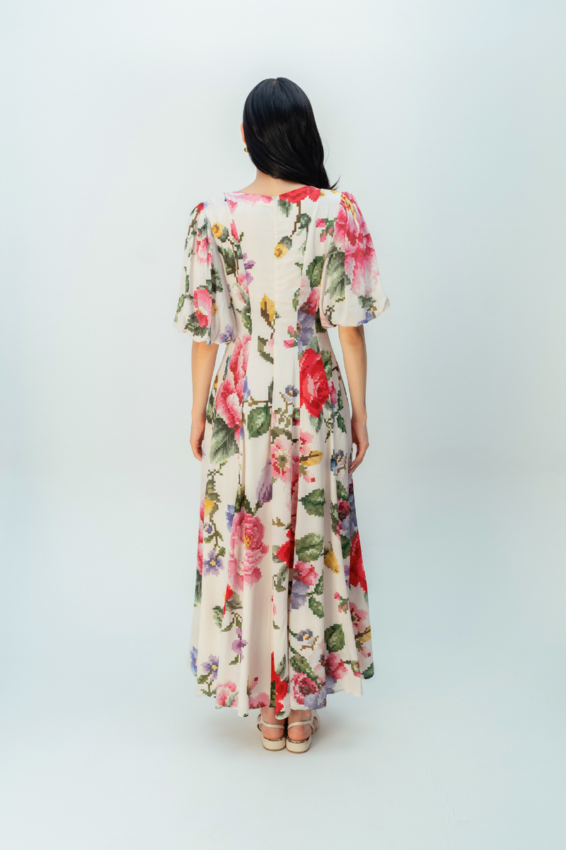 WILLOWMIST DRESS crepe dress by Ode to Odd in multi for women Worldwide