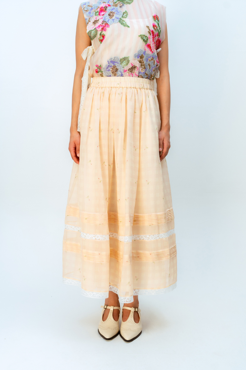 SUNBOUND SKIRT mul skirt by Ode to Odd in blush pink for women Worldwide
