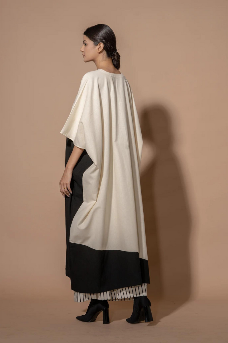 Anise Tunic 100% cotton matty kaftans and tunics by Stoique in natural, black for women Worldwide