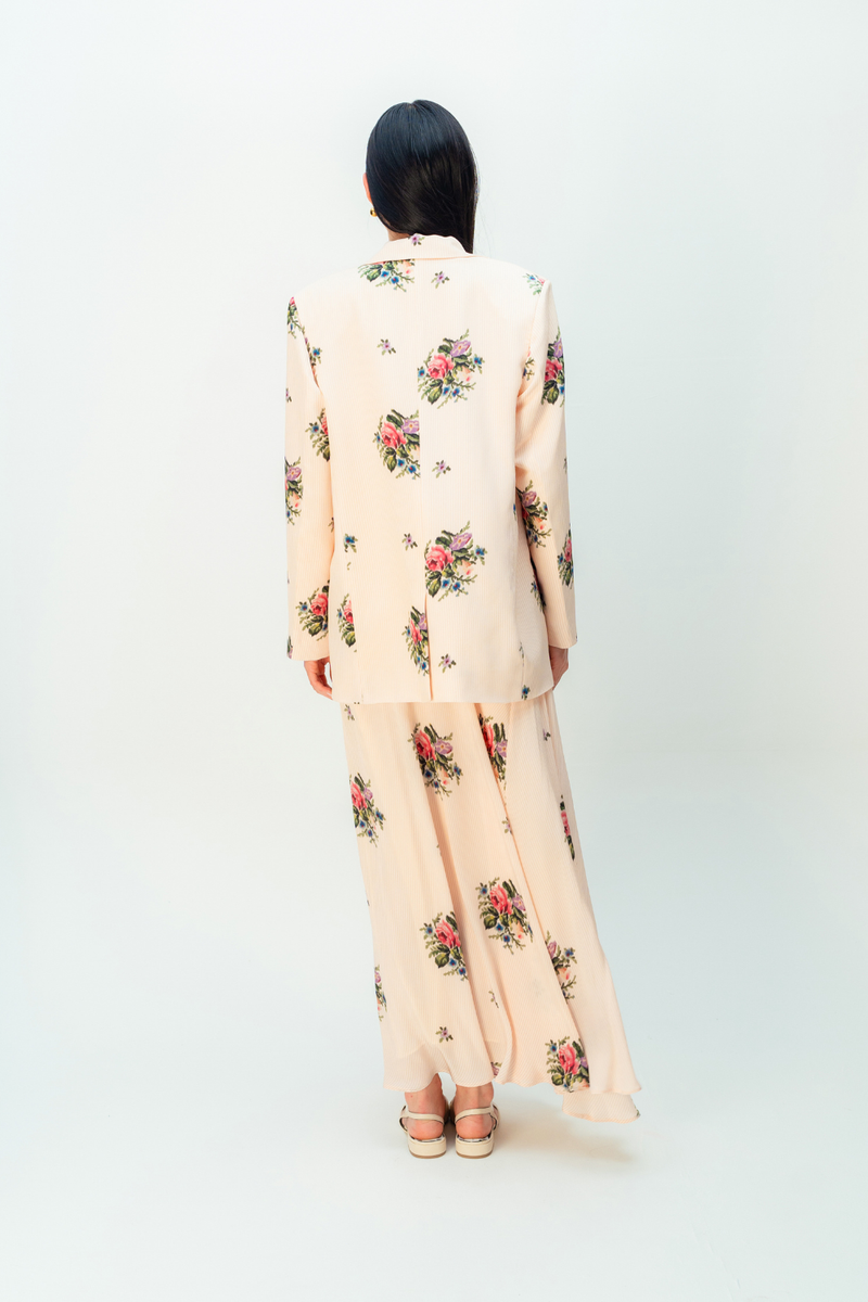 AMBER GLEAM JACKET crepe jacket/overlay by Ode to Odd in blush pink for women Worldwide