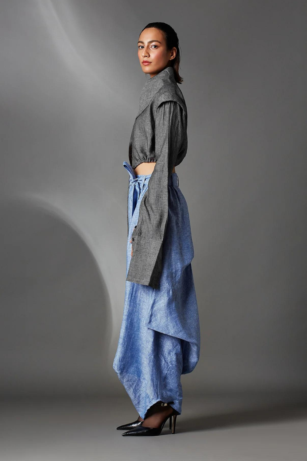 Abir Trousers in Blue-Light Blue