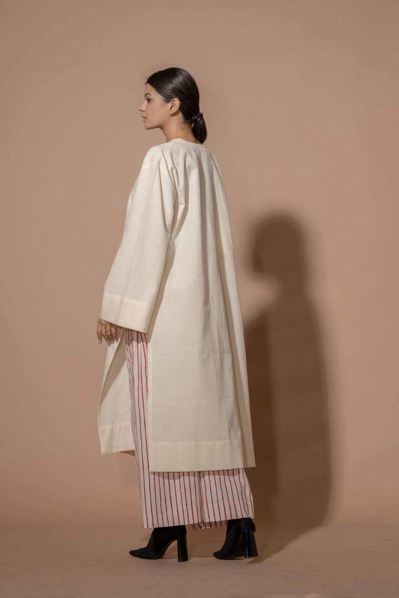 Clove Tunic 100% cotton matty kaftans and tunics by Stoique in natural for women Worldwide