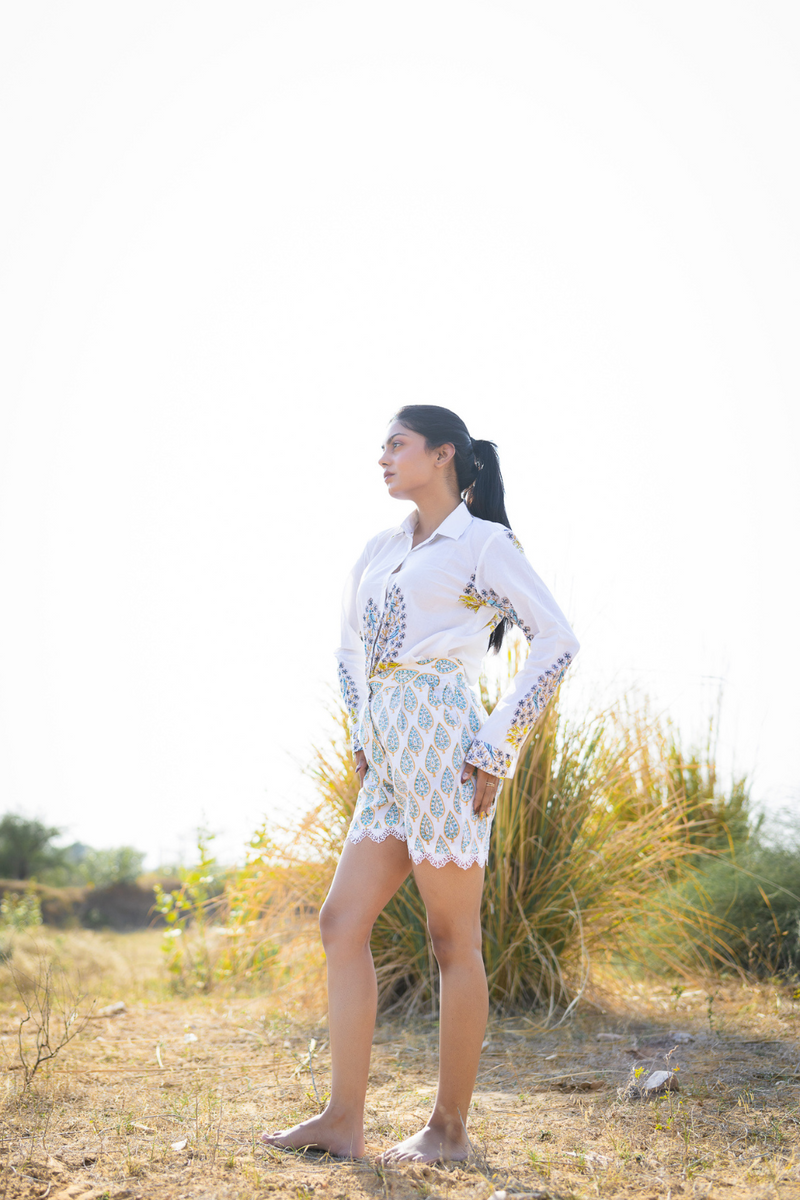 Spritz cotton by Marche in ivory color for women Worldwide