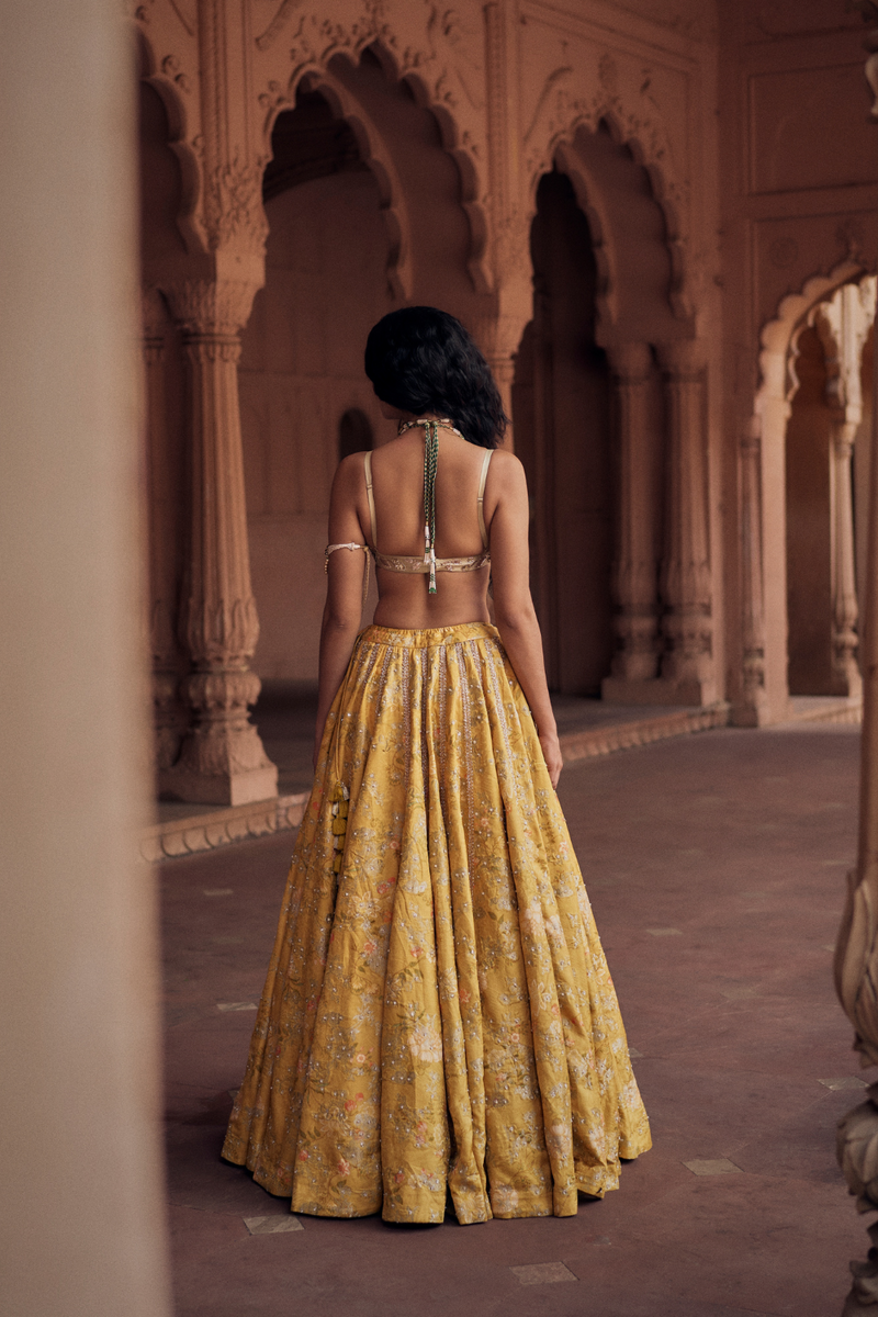 PH-2465 
Lehenga 
Blouse 
Dupatta Set by Paulmi & Harsh for women Worldwide