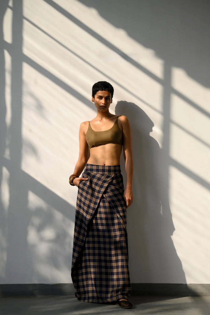NAY SHAWL SKIRT-MIDNIGHT by Ituvana for women Worldwide