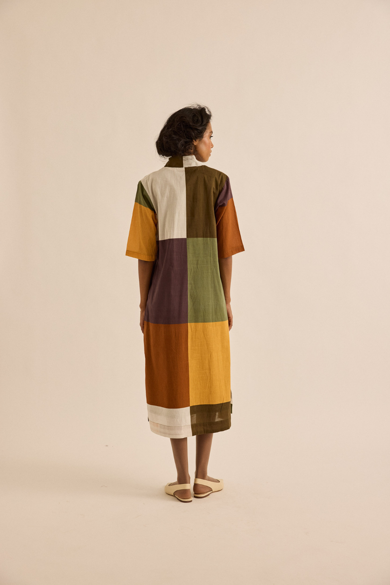 Marl Dress mul dress by Khara Kapas in multicolor for women Worldwide