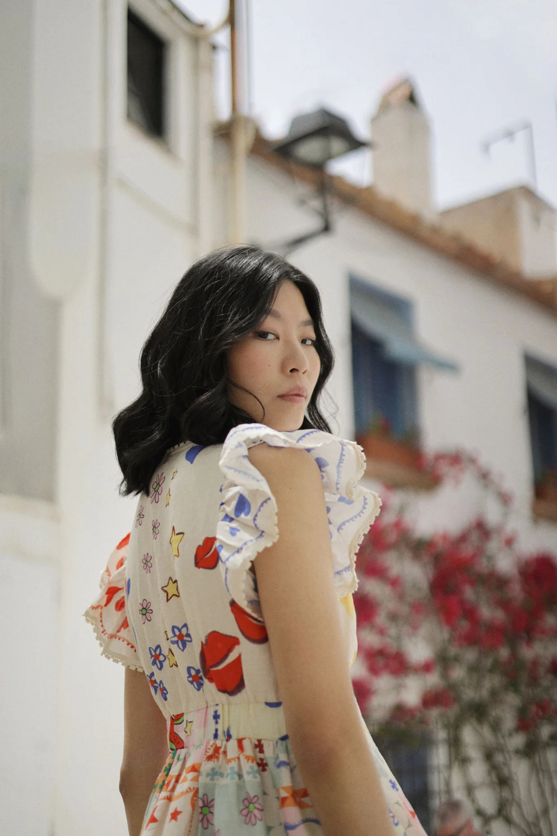 Estella Mini - Boardgame linen by NOIB for women Worldwide