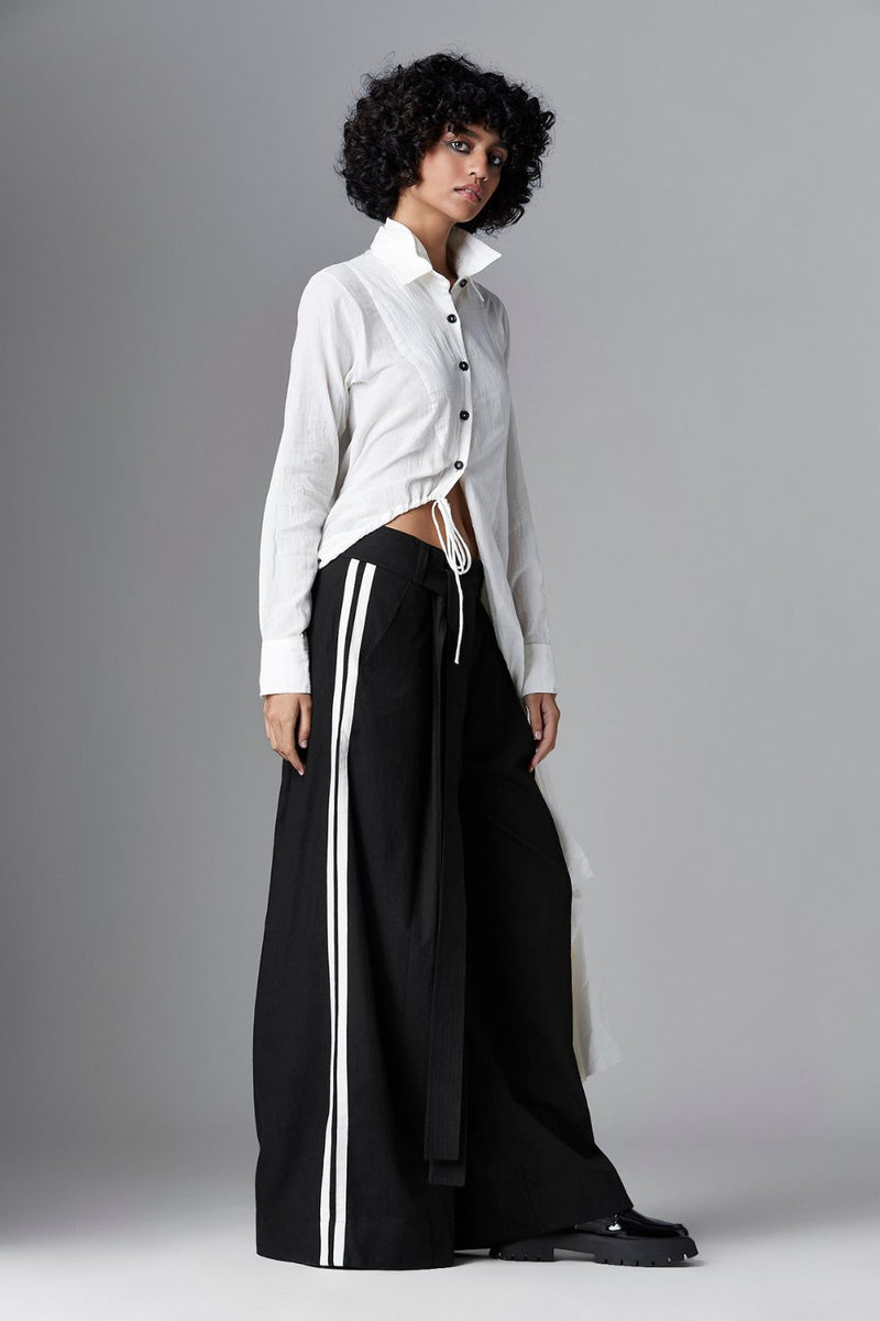 DEANNA SHIRT cotton Tops and Shirts by Chola in white color for women Worldwide