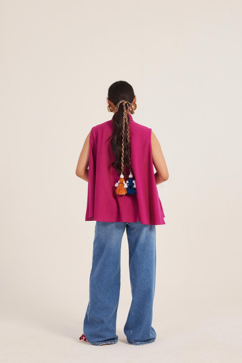 Tai Handloom Blouse cotton by JodiLife for women Worldwide