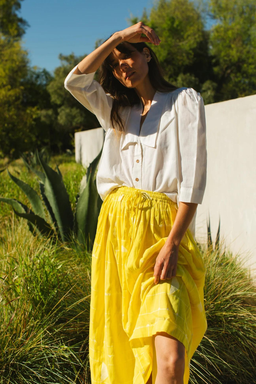 Lemon Sorbet Skirt-Yellow