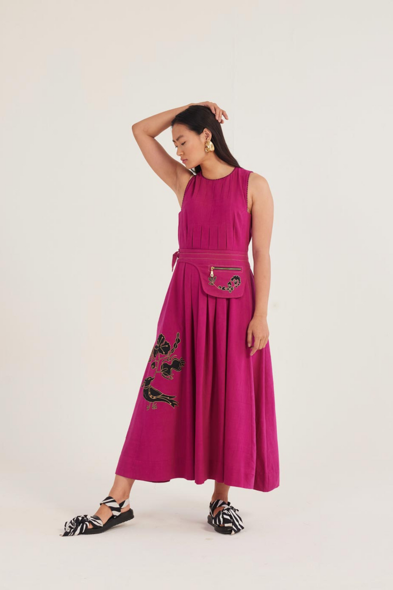 Tai Handloom Day Dress cotton by JodiLife for women Worldwide