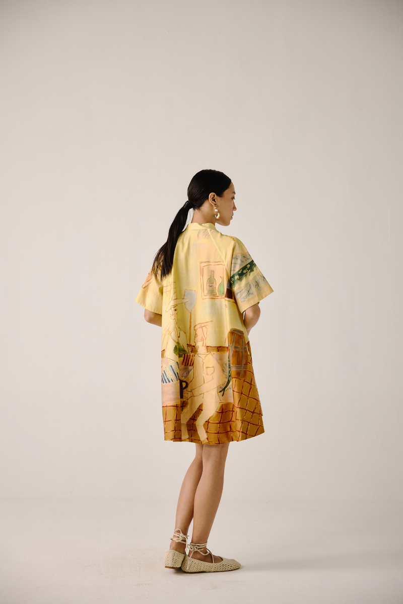A-Line Dress - Fisherman cotton by CORD for women Worldwide