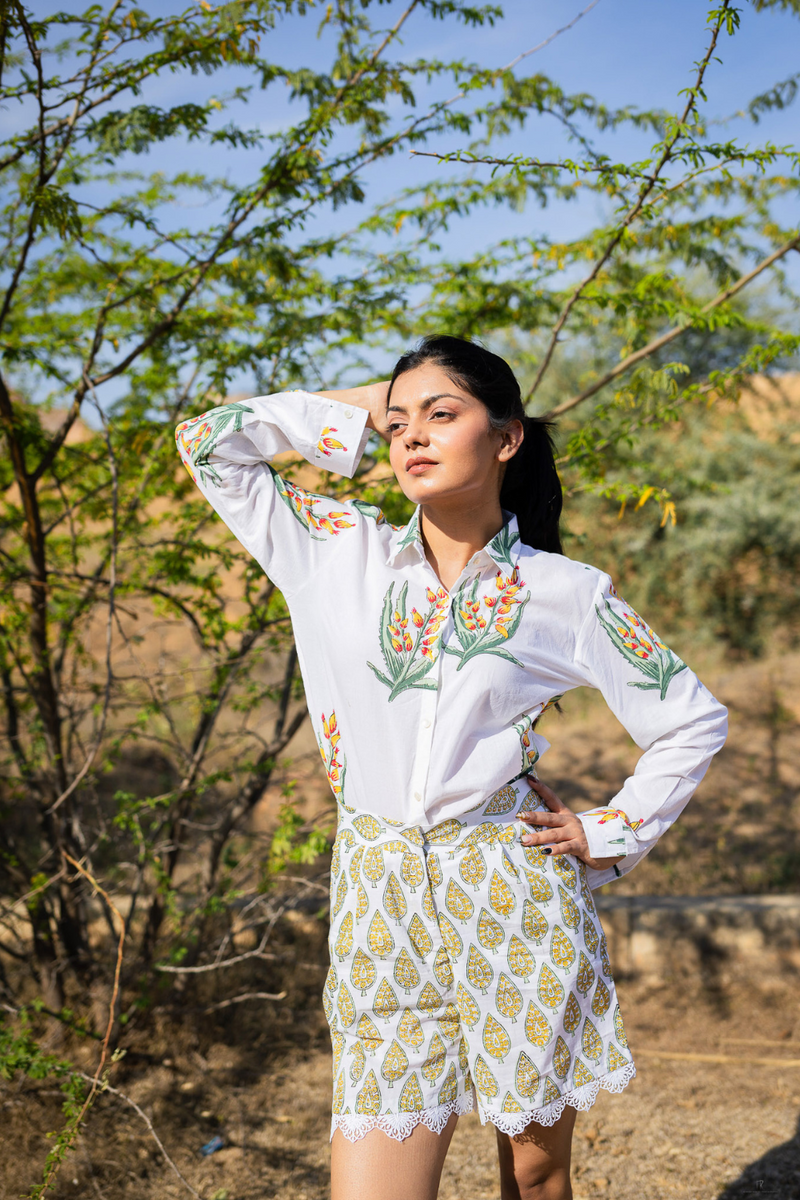Paloma cotton by Marche in ivory color for women Worldwide