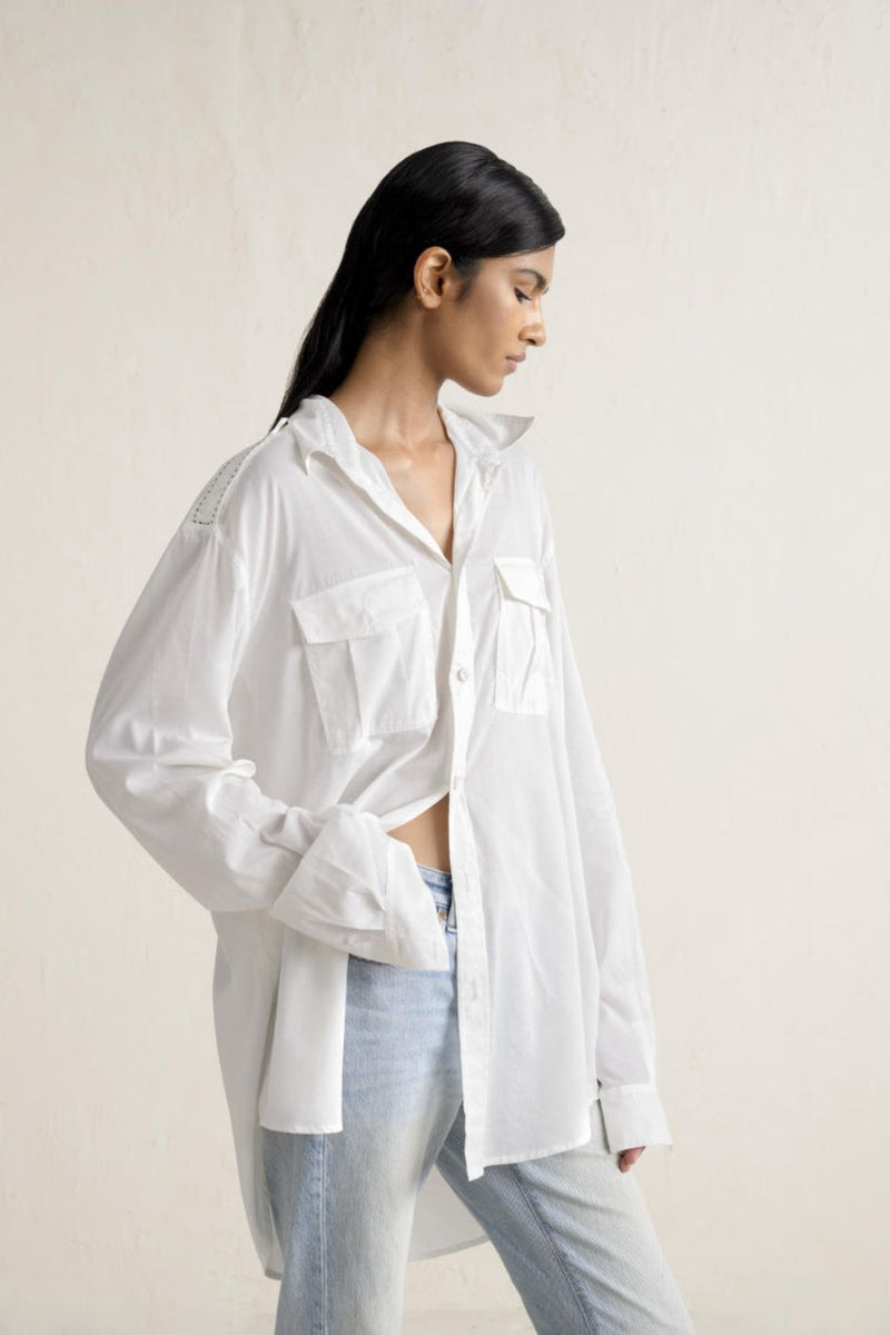 ASA MILITARY SHIRT 100% cotton by Ituvana for women Worldwide