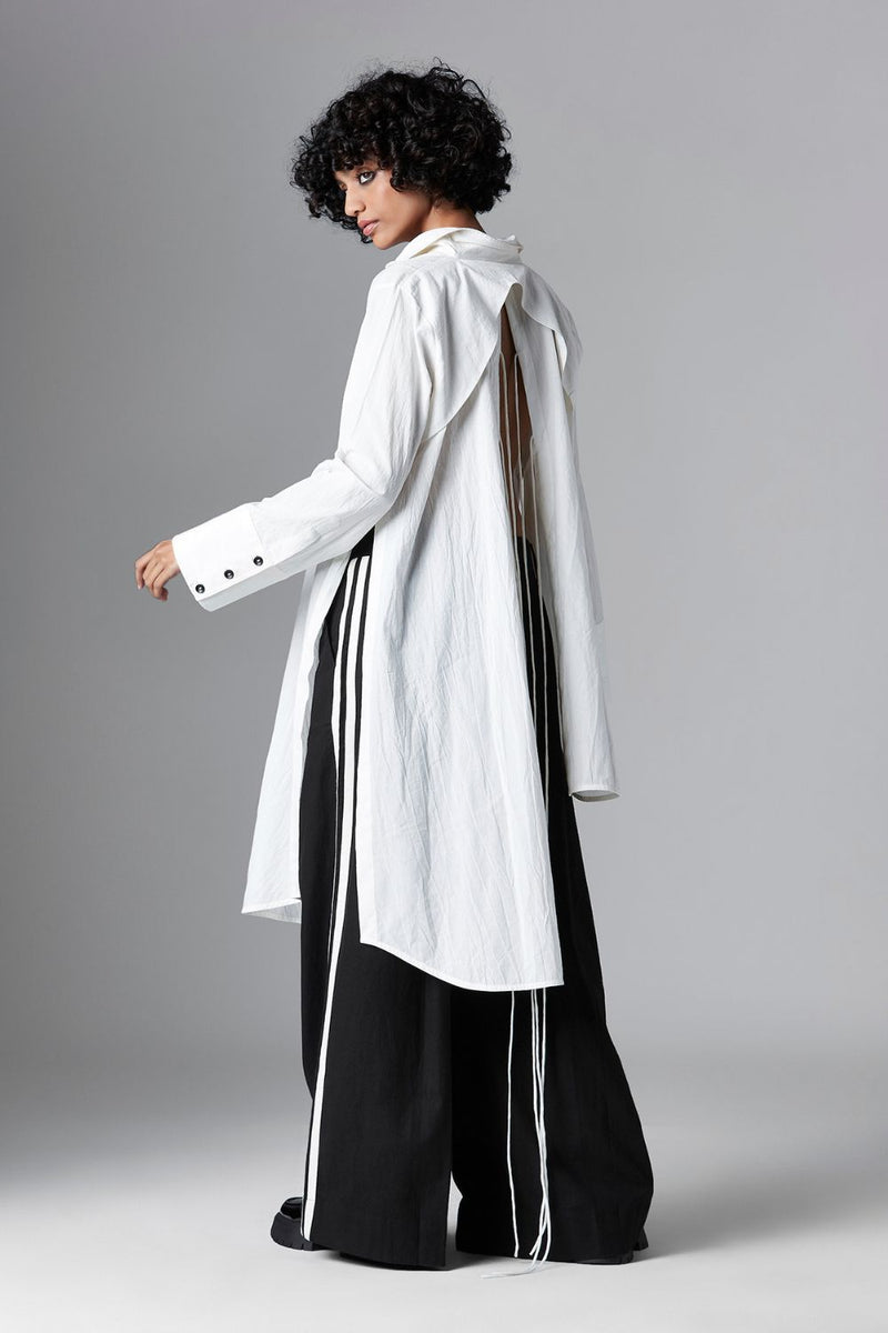 THEIA SHIRT cotton Tops and Shirts by Chola in white color for women Worldwide