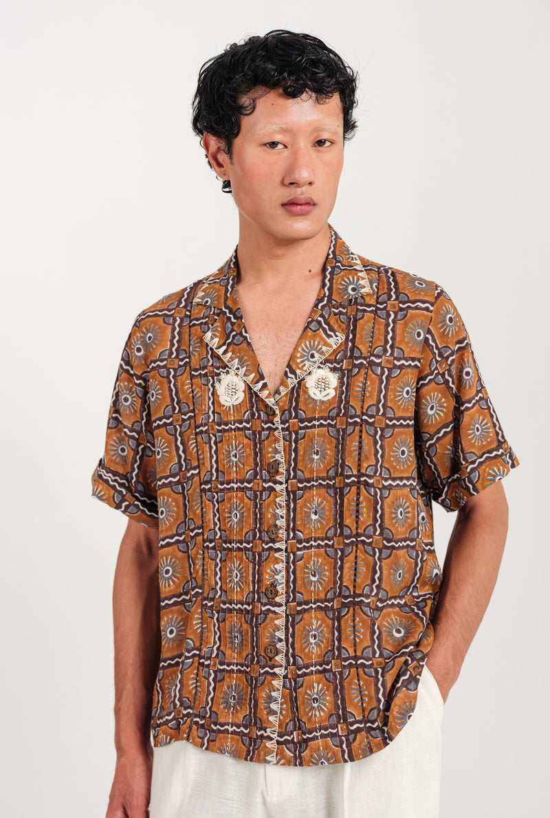 Choras Shirt cotton shirt by Jodi Men in brown for men Worldwide