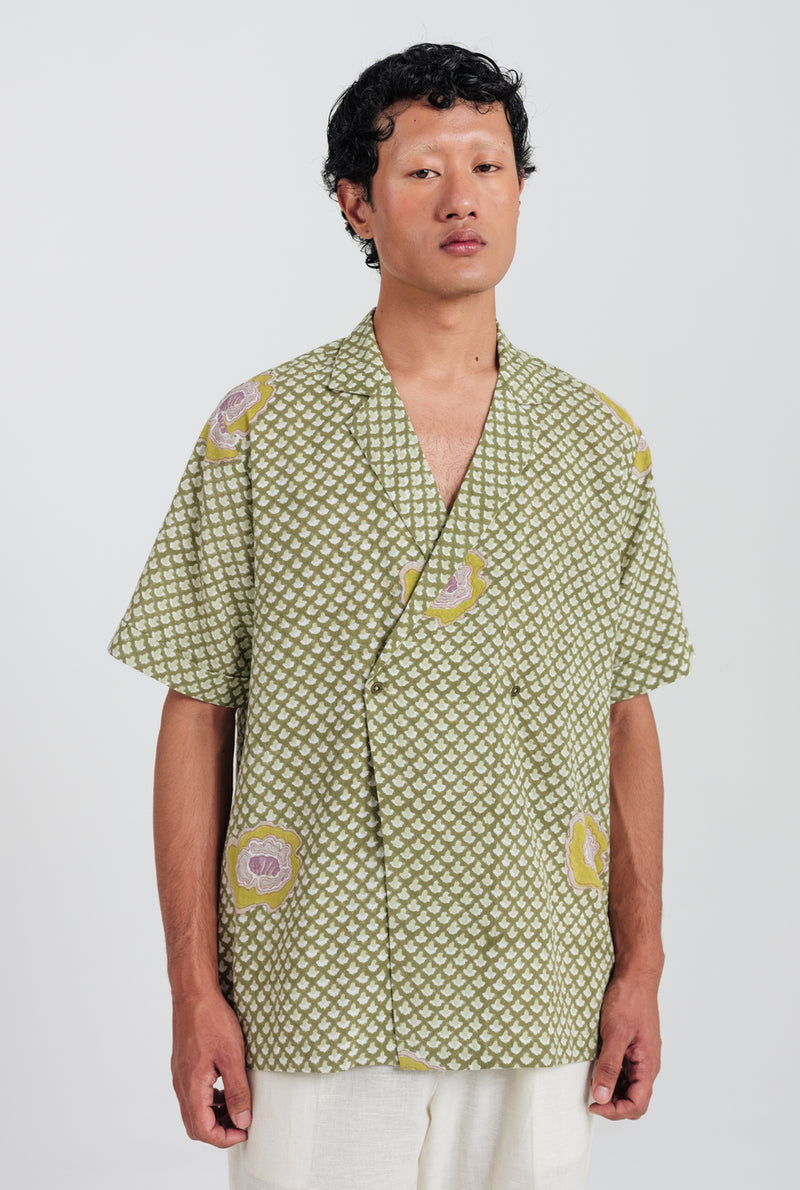 Panna Men Shirt cotton shirt by Jodi Men in green for men Worldwide