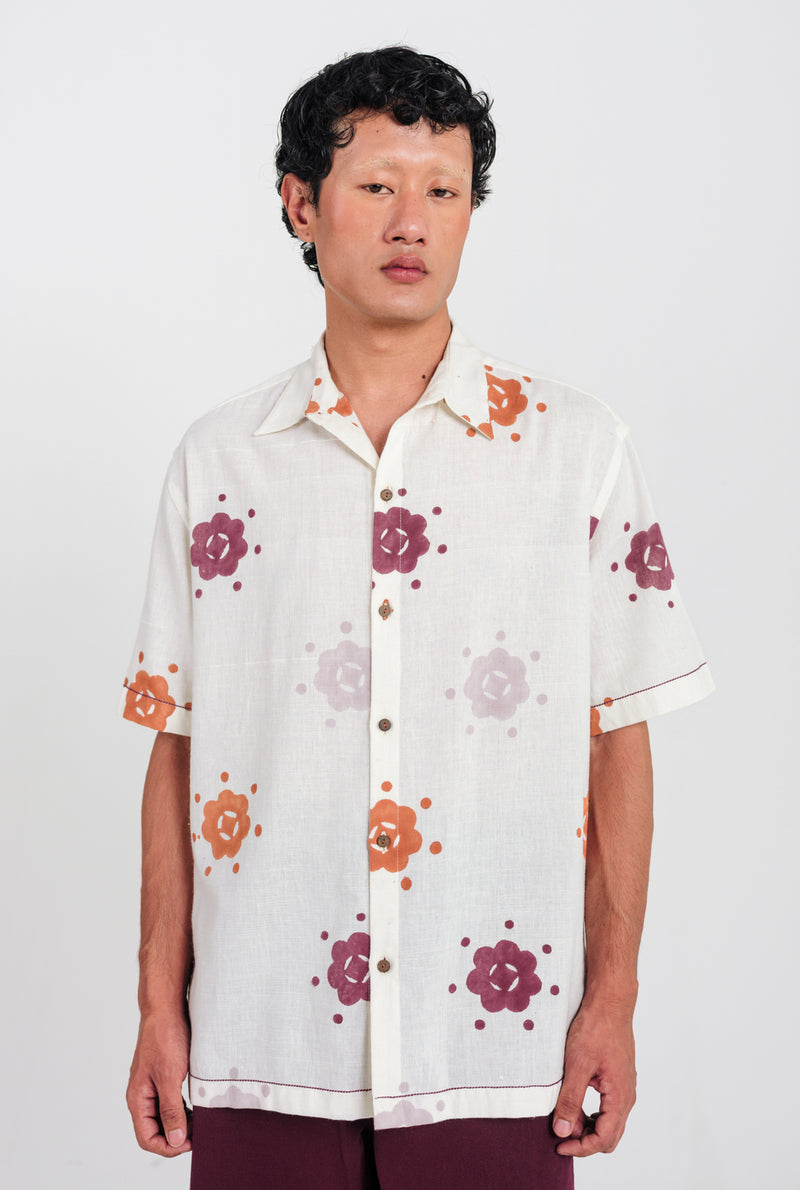 Thandai Men Shirt cotton shirt by Jodi Men in white for men Worldwide