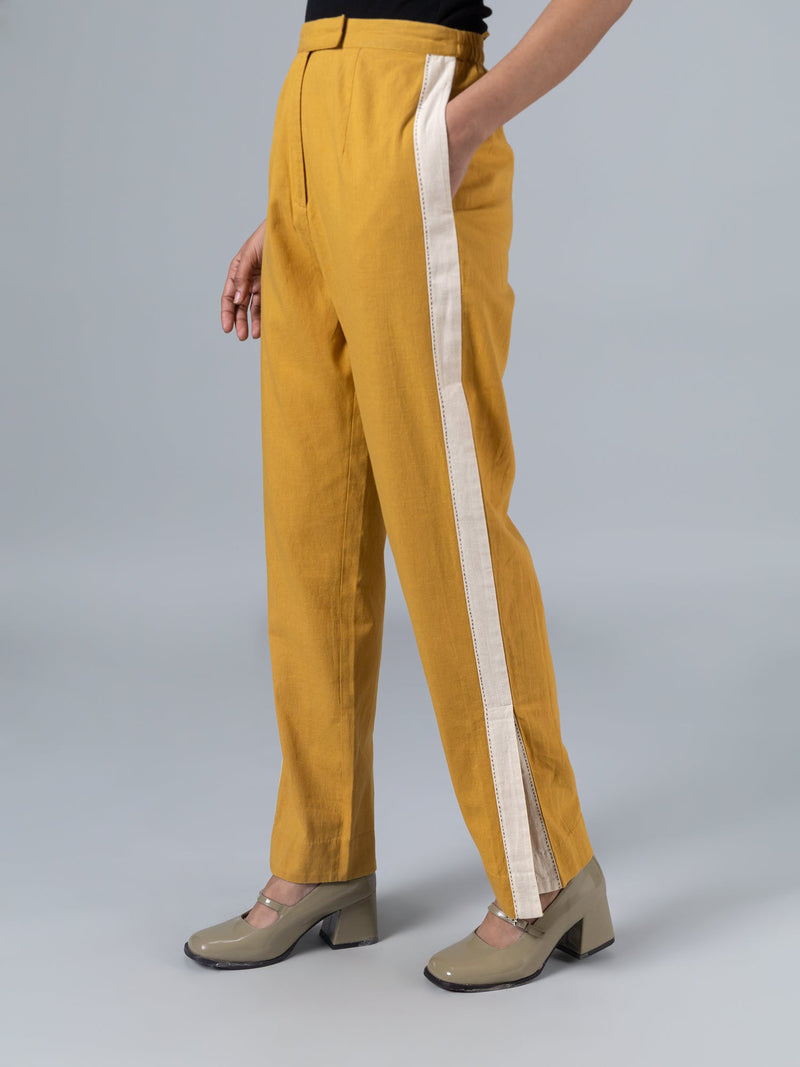 Moori Co-Ord Set-Mustard cotton by Shades of India in mustard color for women Worldwide